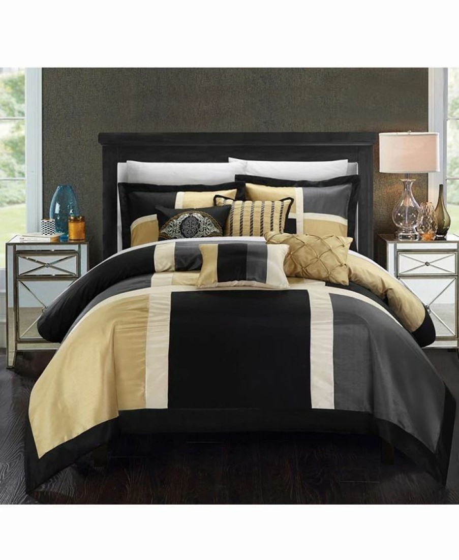 * Chic Home Alleta 7-Pc Queen Comforter Set Comforter Sets