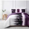 * Vince Camuto Home Mirrea Full/Queen Duvet Cover Set White/Purple Duvet Covers & Sets