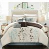 * Chic Home Bliss Garden 12-Pc Queen Comforter Set Comforter Sets