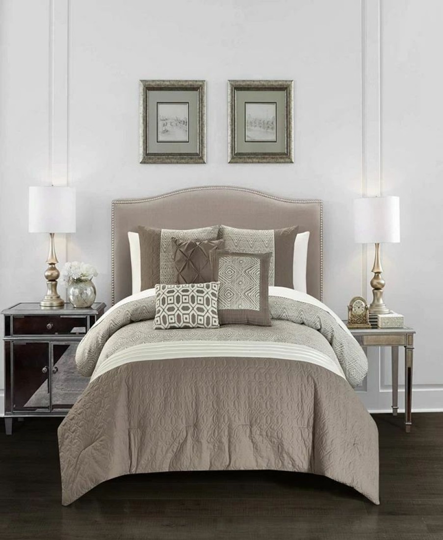 * Chic Home Imani 6 Piece Comforter Set, Queen Comforter Sets