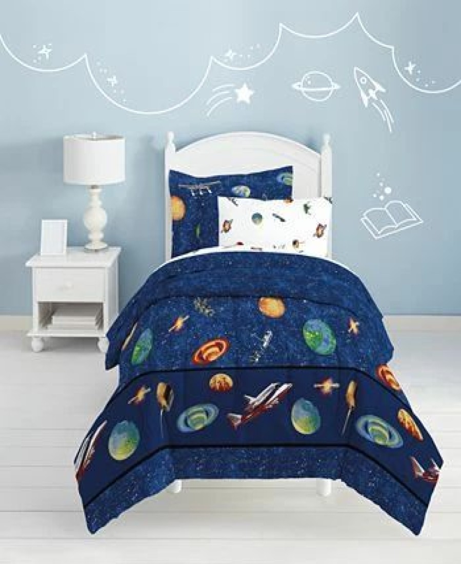 * Dream Factory Outer Space Twin Comforter Set Multi Comforter Sets