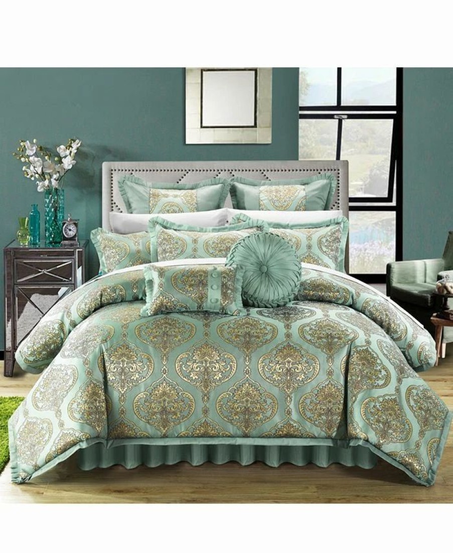 * Chic Home 9-Pc Queen Comforter Set Comforter Sets