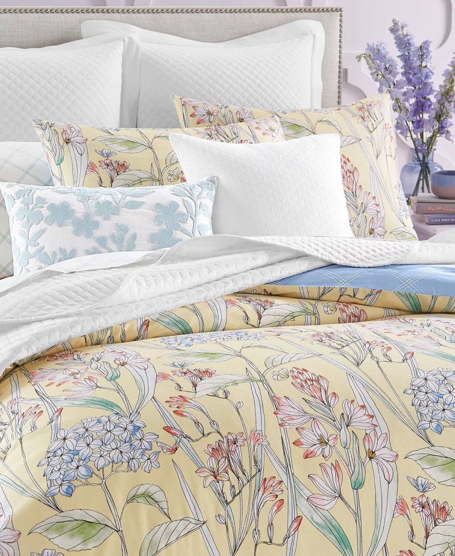 * Charter Club Hydrangea Duvet Set, Created For Macy'S Duvet Covers & Sets