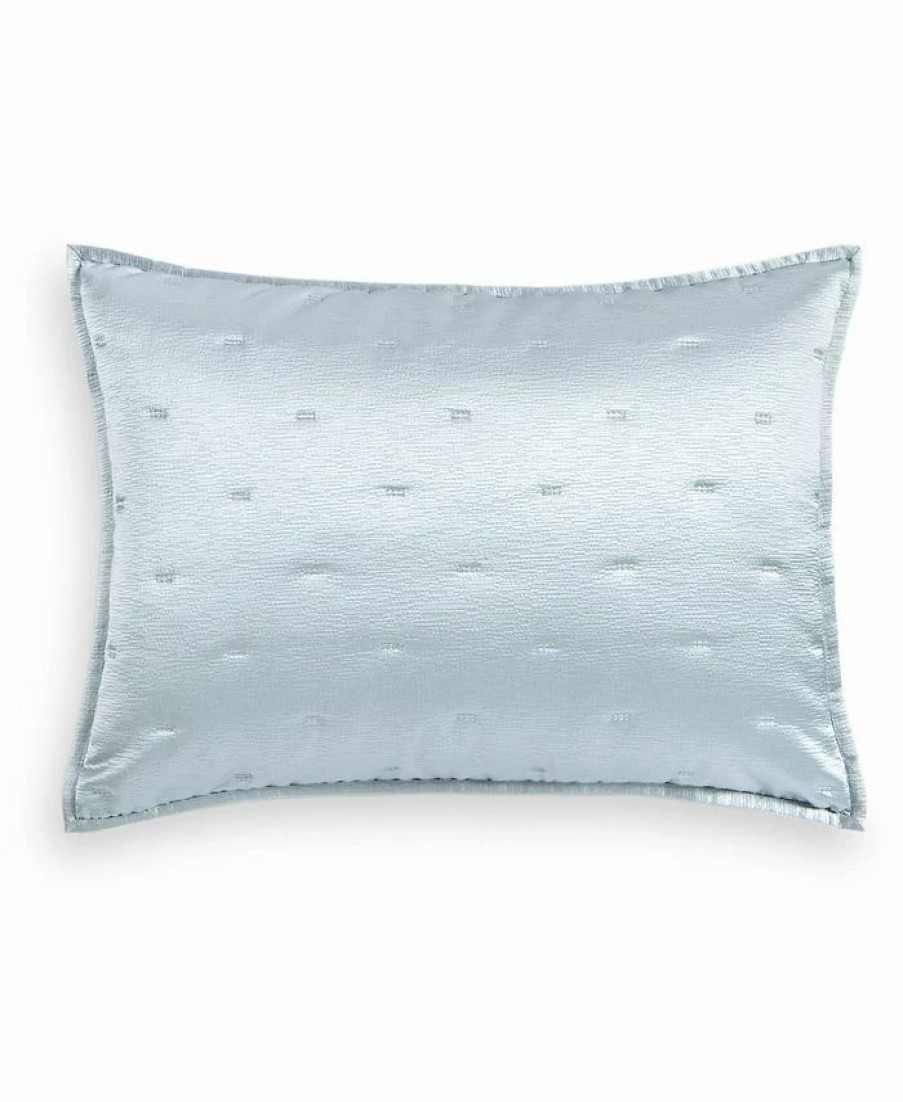 * Hotel Collection Dimensional Quilted Sham, Standard, Created For Macy'S Blue Designer Bedding