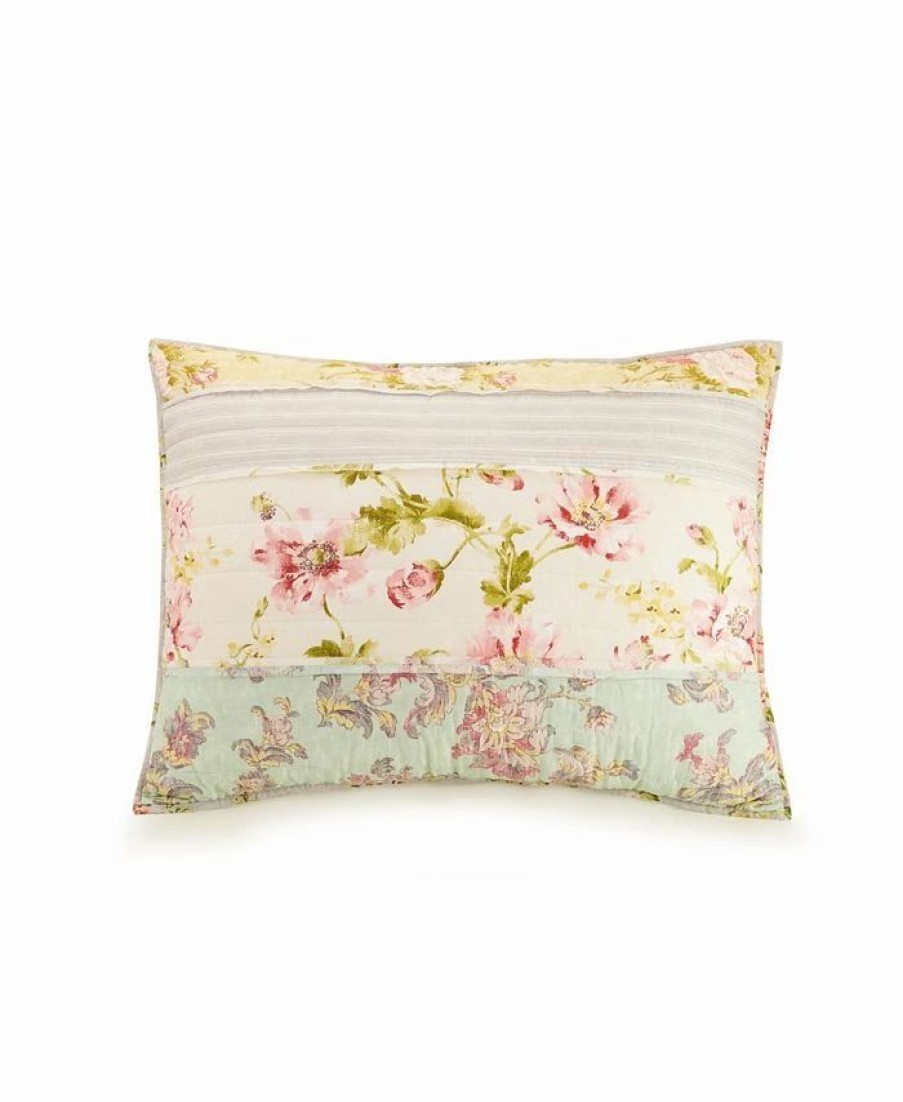 * Jessica Simpson Mels Floral Standard Sham Blue Designer Bedding