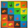 * Tadpoles 16 Piece Foam Play Mat Set, Dinosaurs Assorted P Designer Bedding