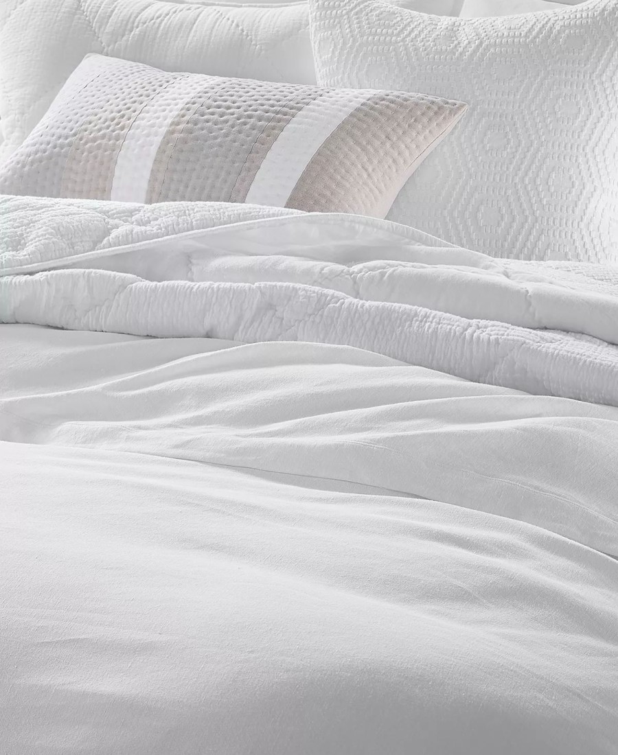 * Hotel Collection Linen/Modal Blend Duvet Cover, Full/Queen, Created For Macy'S Duvet Covers & Sets