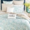 * Charter Club Azure Paisley 3-Pc. Duvet Cover Set, Full/Queen, Created For Macy'S Blue Duvet Covers & Sets