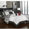 * Chic Home Tania 10-Pc Queen Comforter Set Grey Comforter Sets