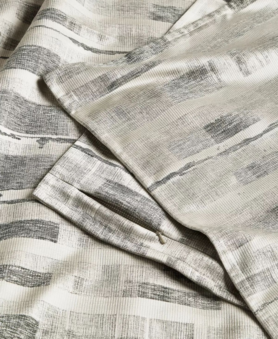 * Hotel Collection Broken Stripe Sham, Standard, Created For Macy'S Granite Designer Bedding