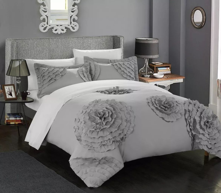 * Chic Home Birdy 7 Pc Queen Duvet Set Duvet Covers & Sets