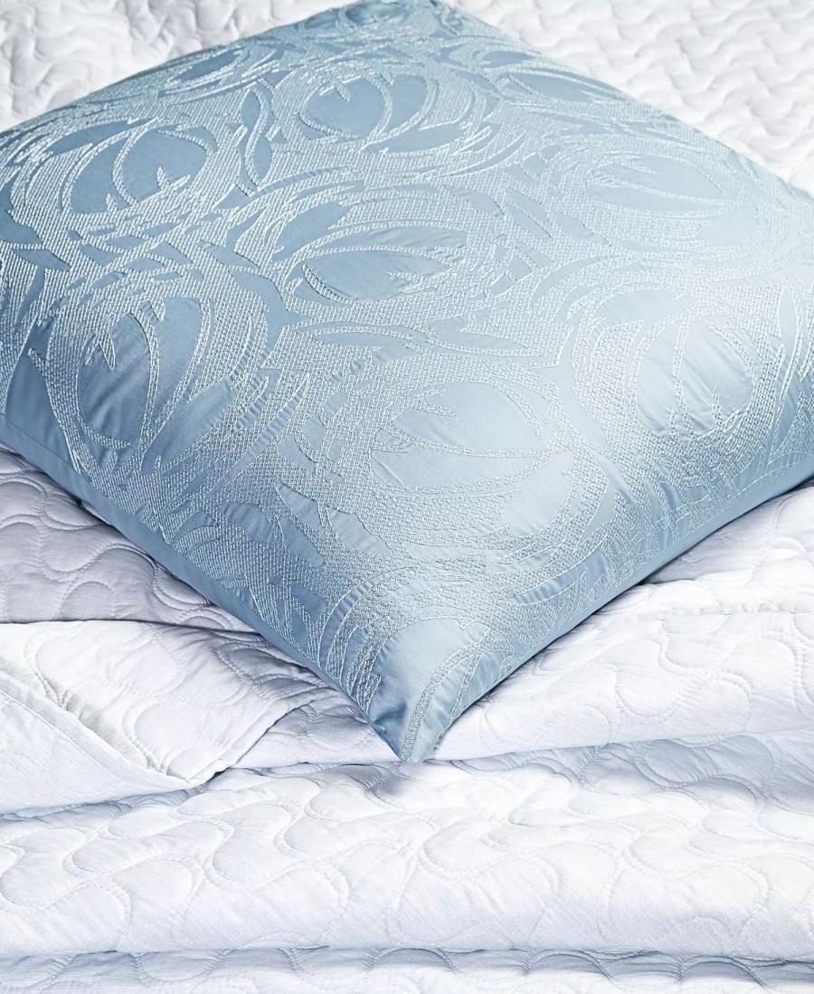 * Hotel Collection Lagoon Sham, European, Created For Macy'S Sea Blue Designer Bedding