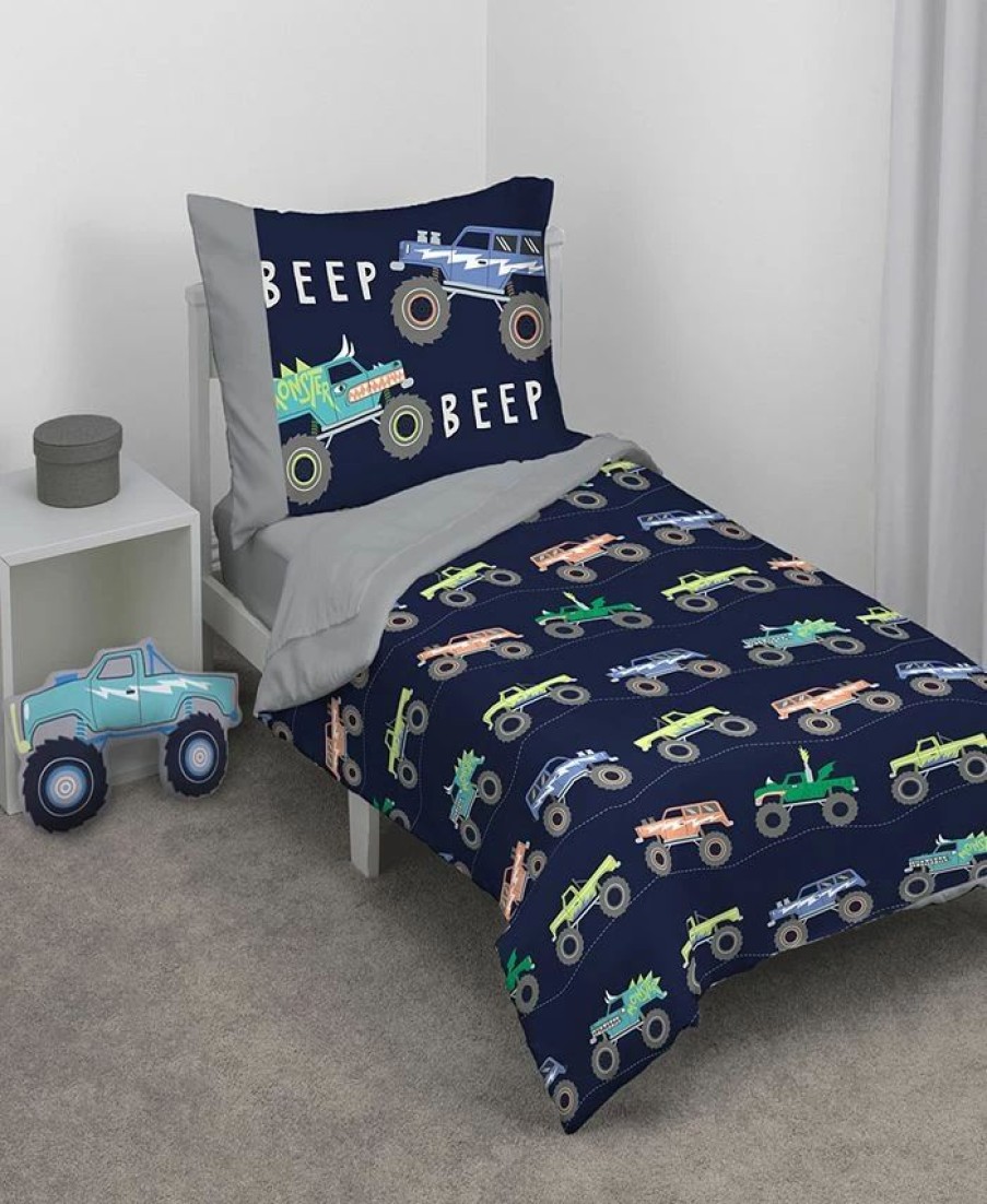 * Carter'S Monster Truck Toddler Bedding Collection Designer Bedding