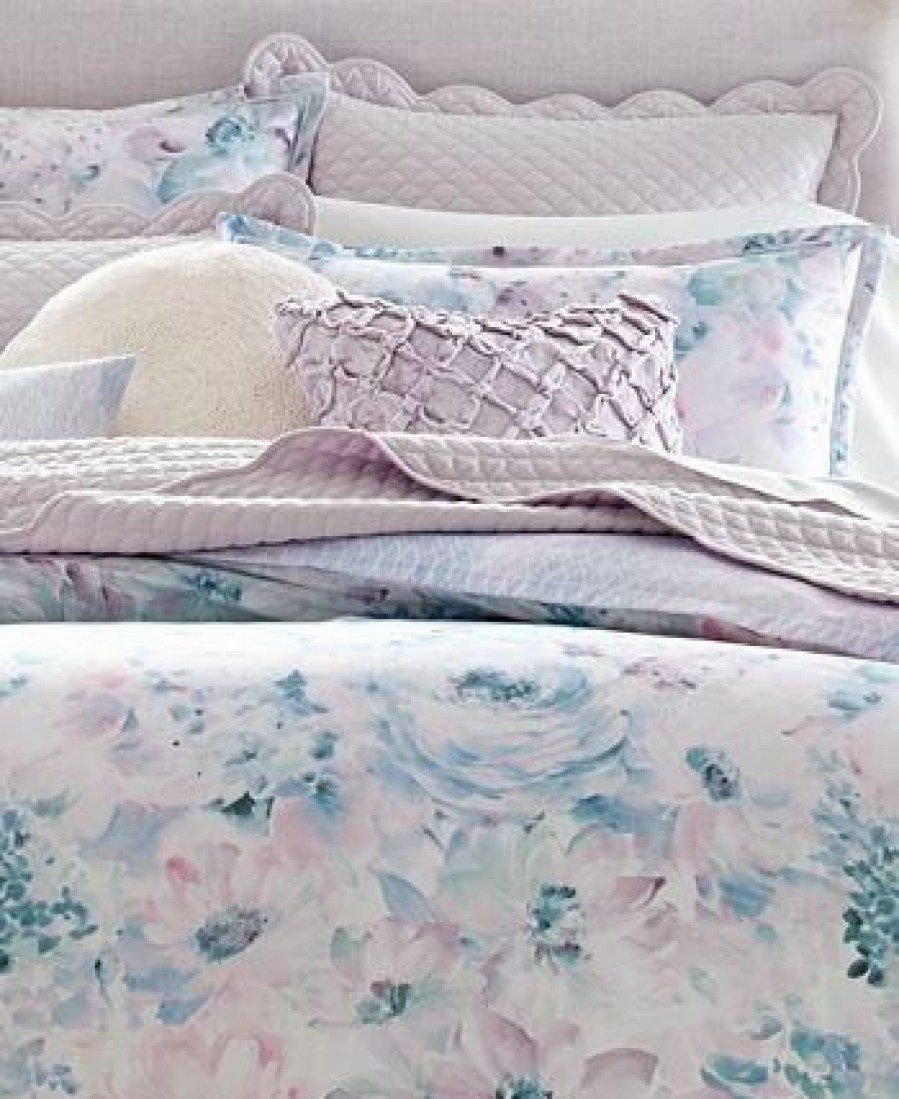 * Hotel Collection Primavera Floral Duvet Cover, Full/Queen, Created For Macy'S Lilac Duvet Covers & Sets