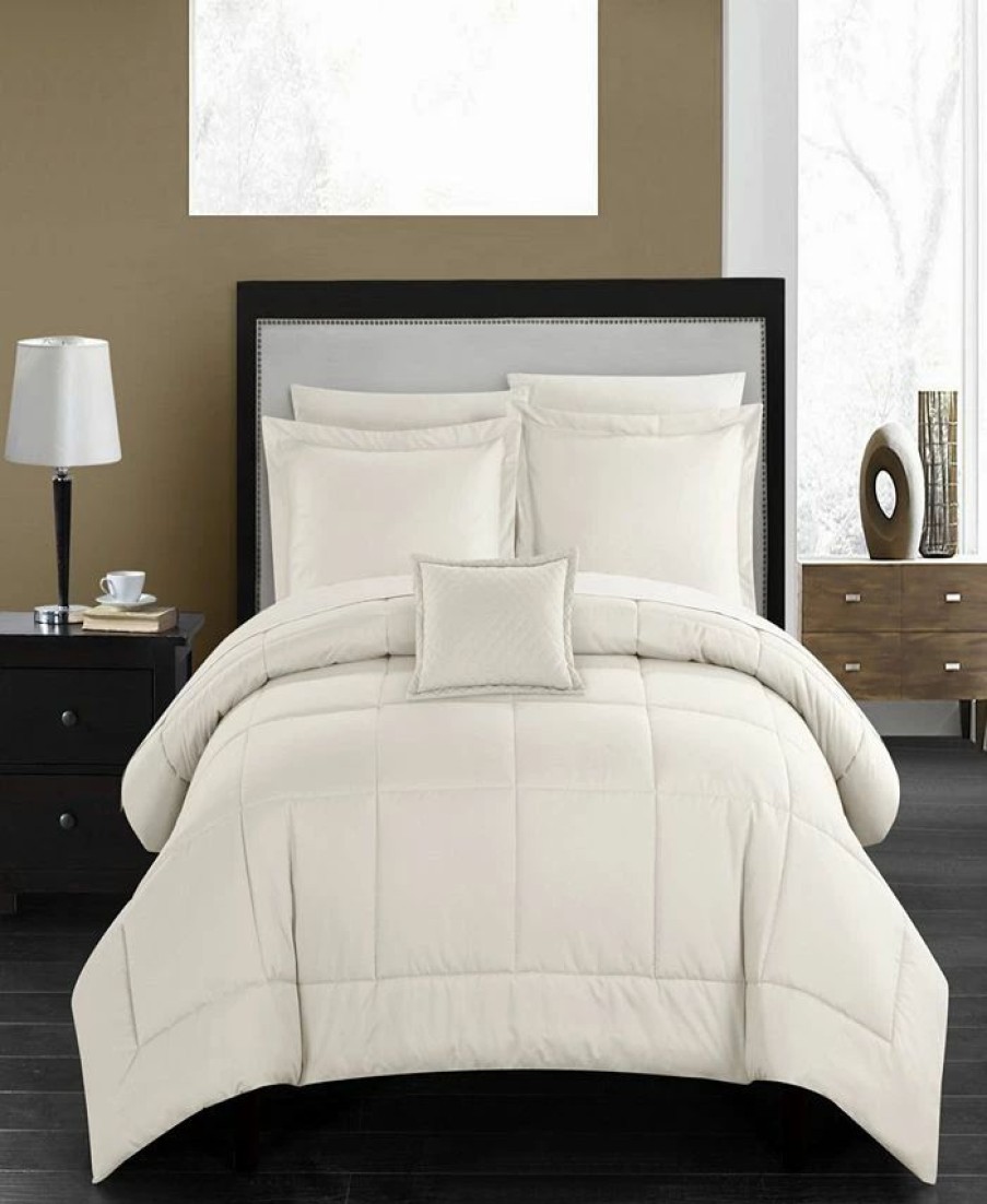 * Chic Home Jordyn 6 Piece Twin Bed In A Bag Comforter Set Comforter Sets