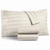 * Charter Club 1.5 Stripe 550 Thread Count 100% Supima Cotton Fitted Sheet, King, Created For Macy'S Sheets & Pillowcases