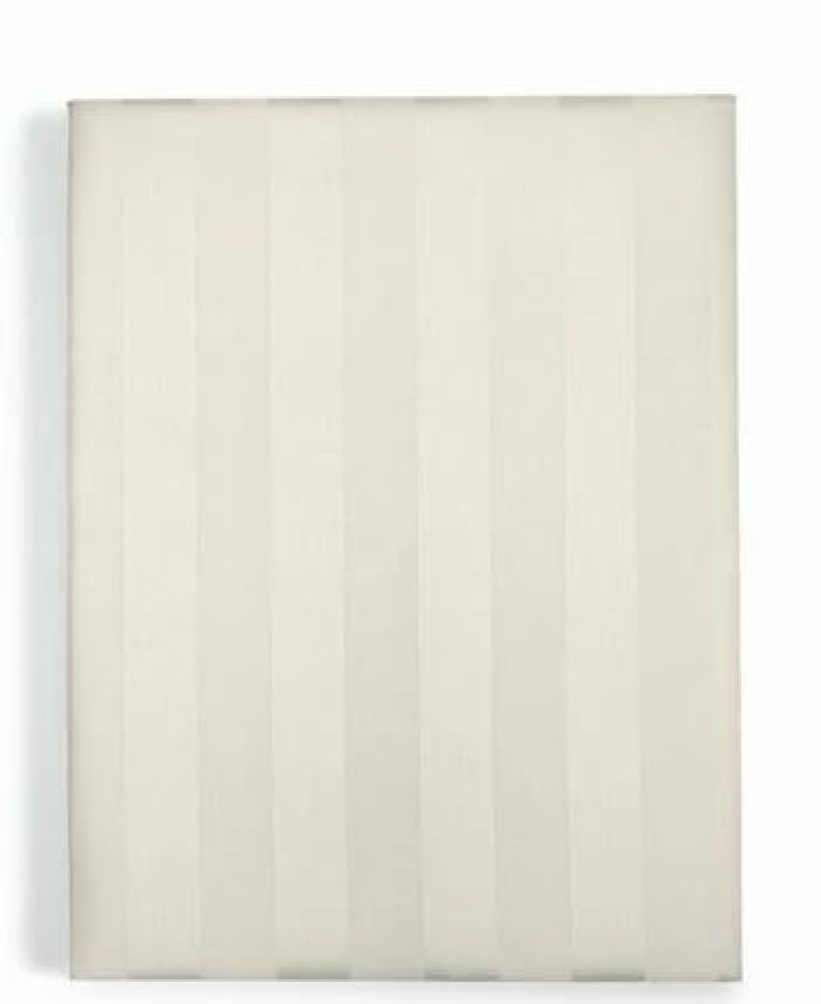 * Charter Club 1.5 Stripe 550 Thread Count 100% Supima Cotton Fitted Sheet, King, Created For Macy'S Sheets & Pillowcases