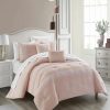 * Chic Home Brice 5 Piece Comforter Set, Queen Comforter Sets