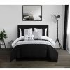 * Chic Home Lainy 5 Piece Queen Comforter Set Black Comforter Sets