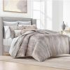 * Hotel Collection Terra Duvet Cover, Full/Queen, Created For Macy'S Grey Duvet Covers & Sets