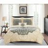 * Chic Home Mindy 6 Piece Twin Bed In A Bag Duvet Set Comforter Sets