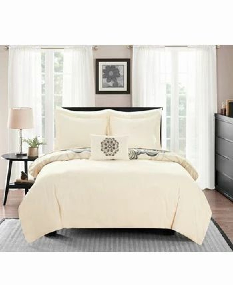 * Chic Home Mindy 6 Piece Twin Bed In A Bag Duvet Set Comforter Sets