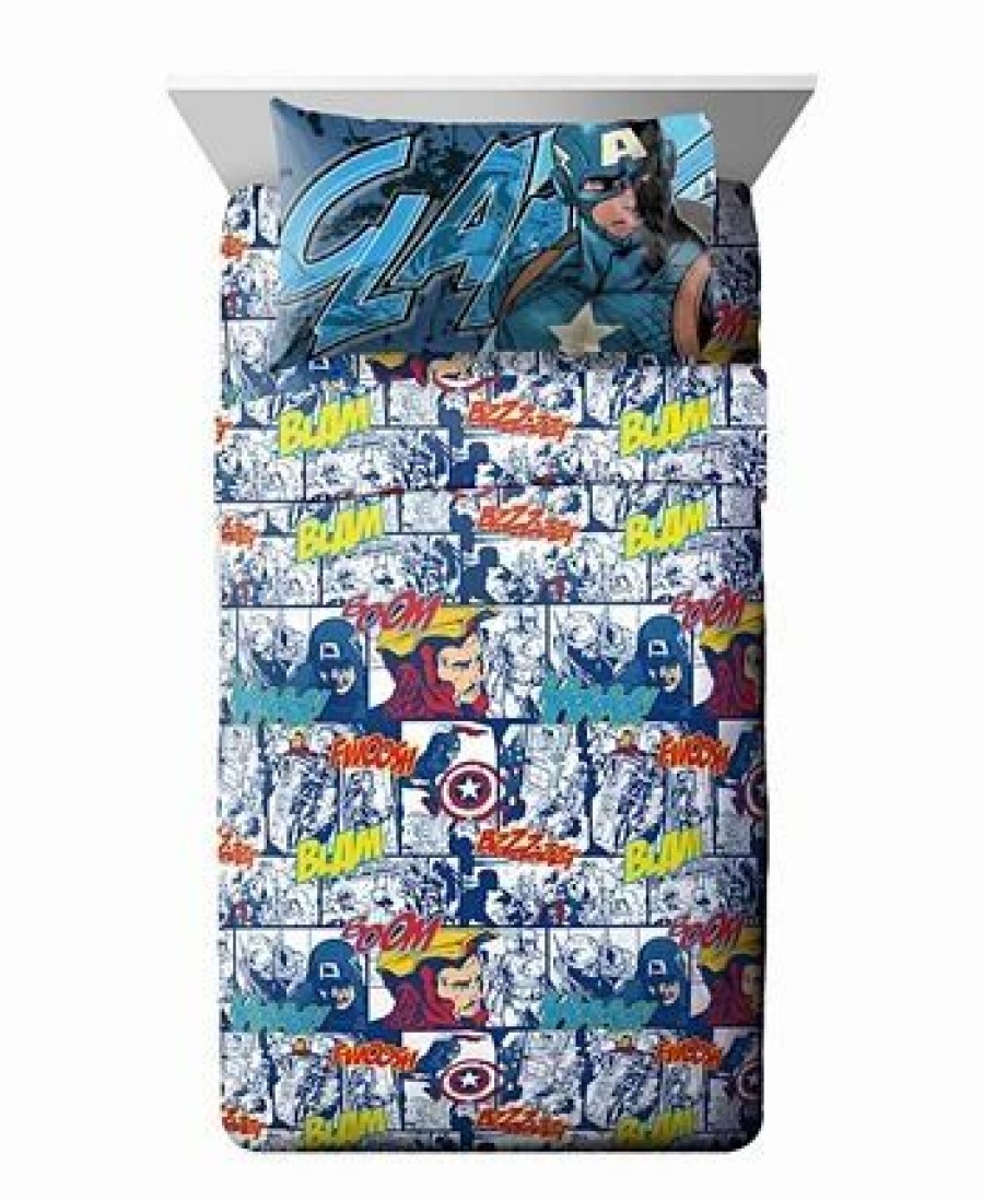 * Disney Avengers 3-Piece Twin Sheet Set Multi Sheets & Pillowcases