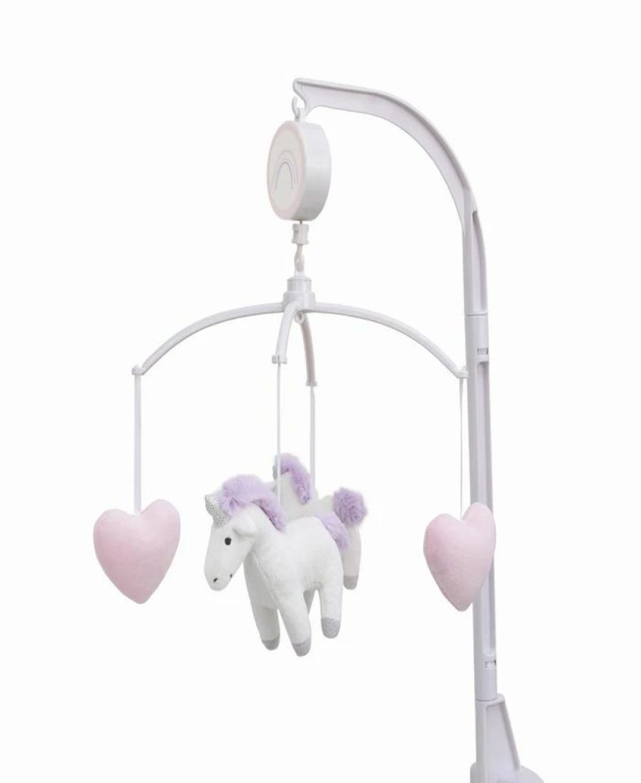 * Carter'S Unicorn Snuggles Musical Mobile Pink Designer Bedding