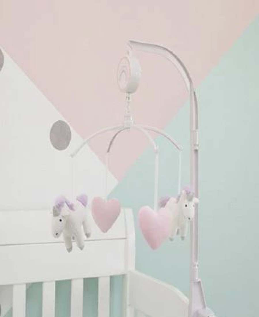 * Carter'S Unicorn Snuggles Musical Mobile Pink Designer Bedding