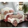 * Chic Home Maxim 8 Pc Queen Duvet Set Red Duvet Covers & Sets