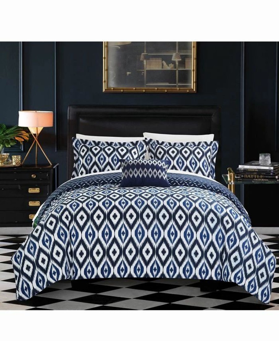 * Chic Home Normani 4 Pc Queen Duvet Cover Set Duvet Covers & Sets