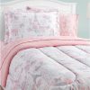 * Design Studio Parisian Petals 11-Piece Full Comforter Set Pink Comforter Sets