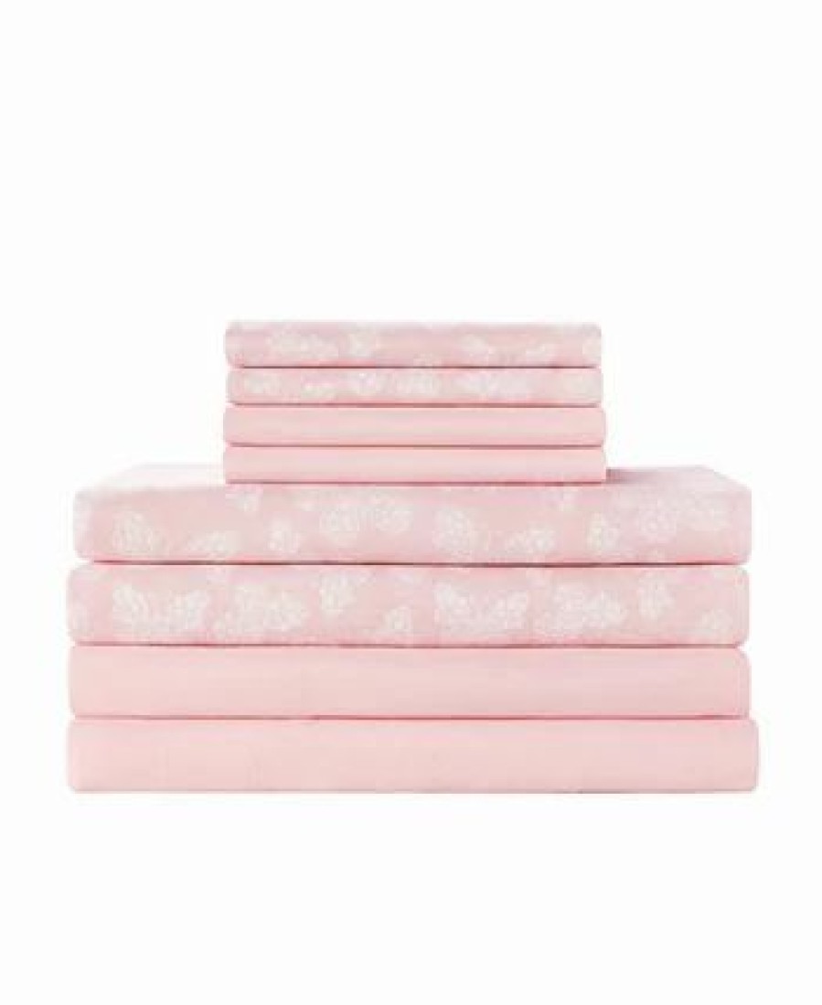 * Design Studio Parisian Petals 11-Piece Full Comforter Set Pink Comforter Sets