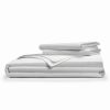 * Pillow Guy Closeout! Classic Cool & Crisp 100% Cotton Percale Duvet Cover Set- Full/Queen White Duvet Covers & Sets