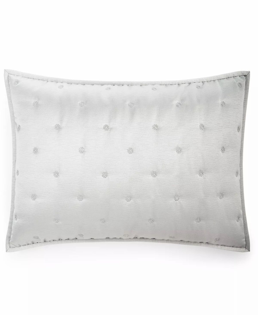 * Hotel Collection Mineral Quilted Sham, King, Created For Macy'S Grey Designer Bedding