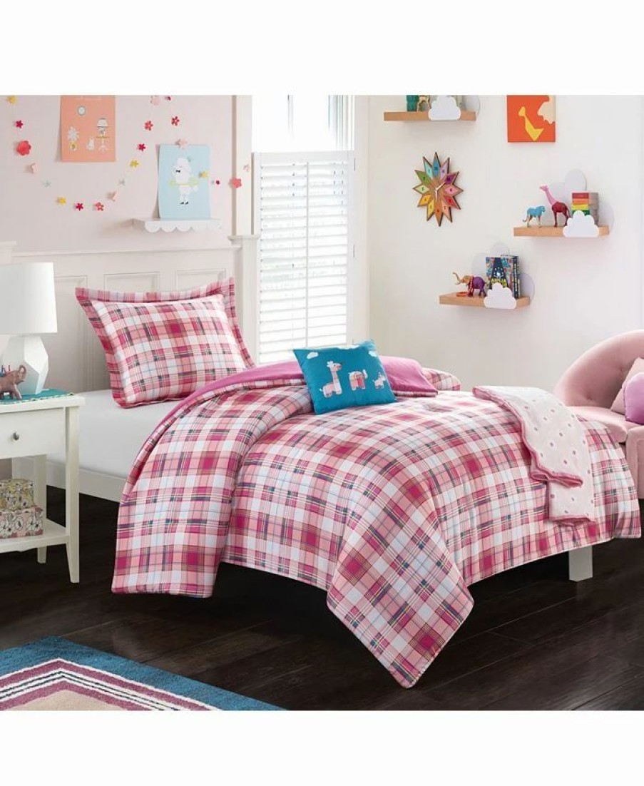 * Chic Home Jenna 4 Piece Twin Comforter Set Pink Comforter Sets