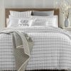 * Charter Club Seersucker 3-Pc. Duvet Cover Set, King, Created For Macy'S White Grey Duvet Covers & Sets