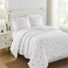 * The Farmhouse By Rachel Ashwell Signature Rosebury 3 Piece Duvet Cover Set, Full/Queen White, Pink Duvet Covers & Sets