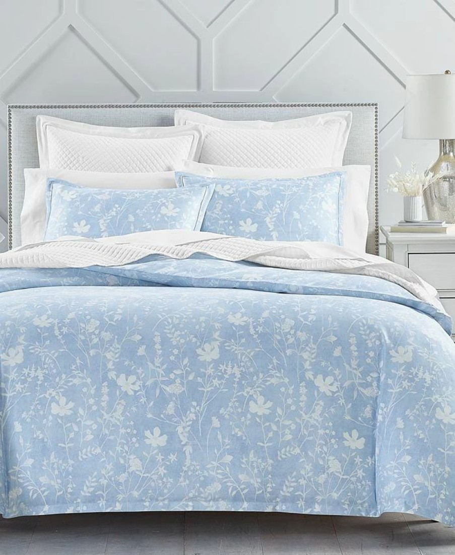 * Charter Club Sleep Luxe 3-Pc. Comforter Set, Full/Queen, Created For Macy'S Pressed Flowers Comforter Sets