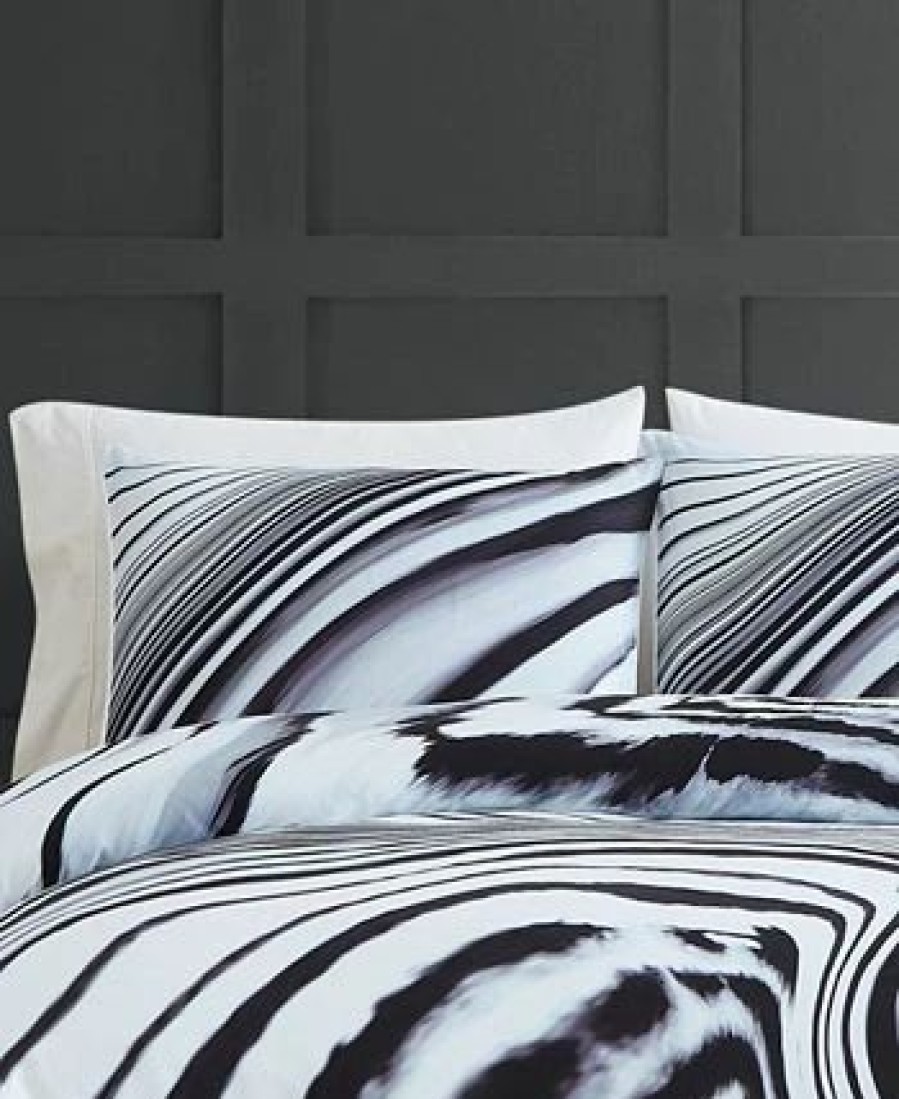 * Vince Camuto Home Muse 2 Piece Comforter Set, Twin Xl Black Comforter Sets