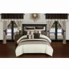 * Chic Home Idit 24-Pc King Comforter Set Beige Comforter Sets