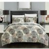 * Chic Home Jerome 3 Pc Queen Duvet Cover Set Beige Duvet Covers & Sets