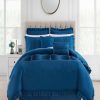 * Chic Home Yvette 12 Piece King Comforter Set Blue Comforter Sets