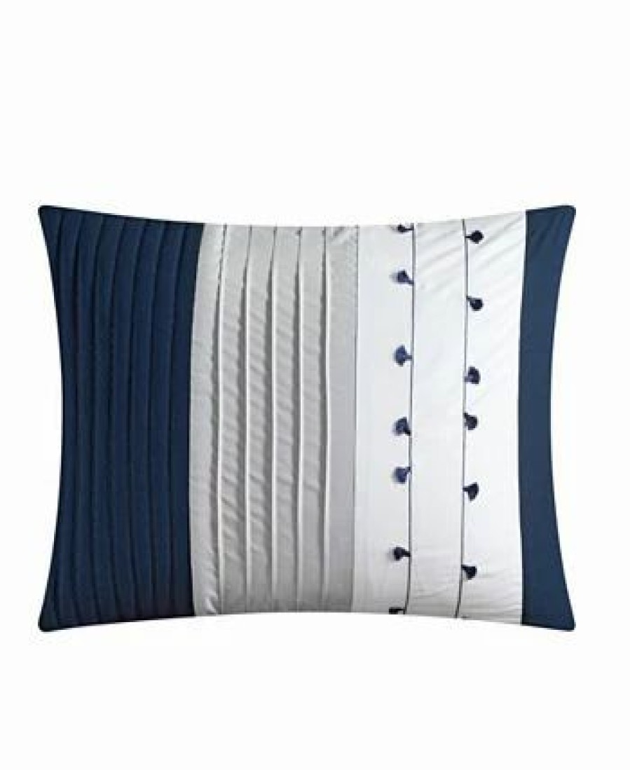 * Chic Home Lainy 5 Piece Queen Comforter Set Navy Comforter Sets