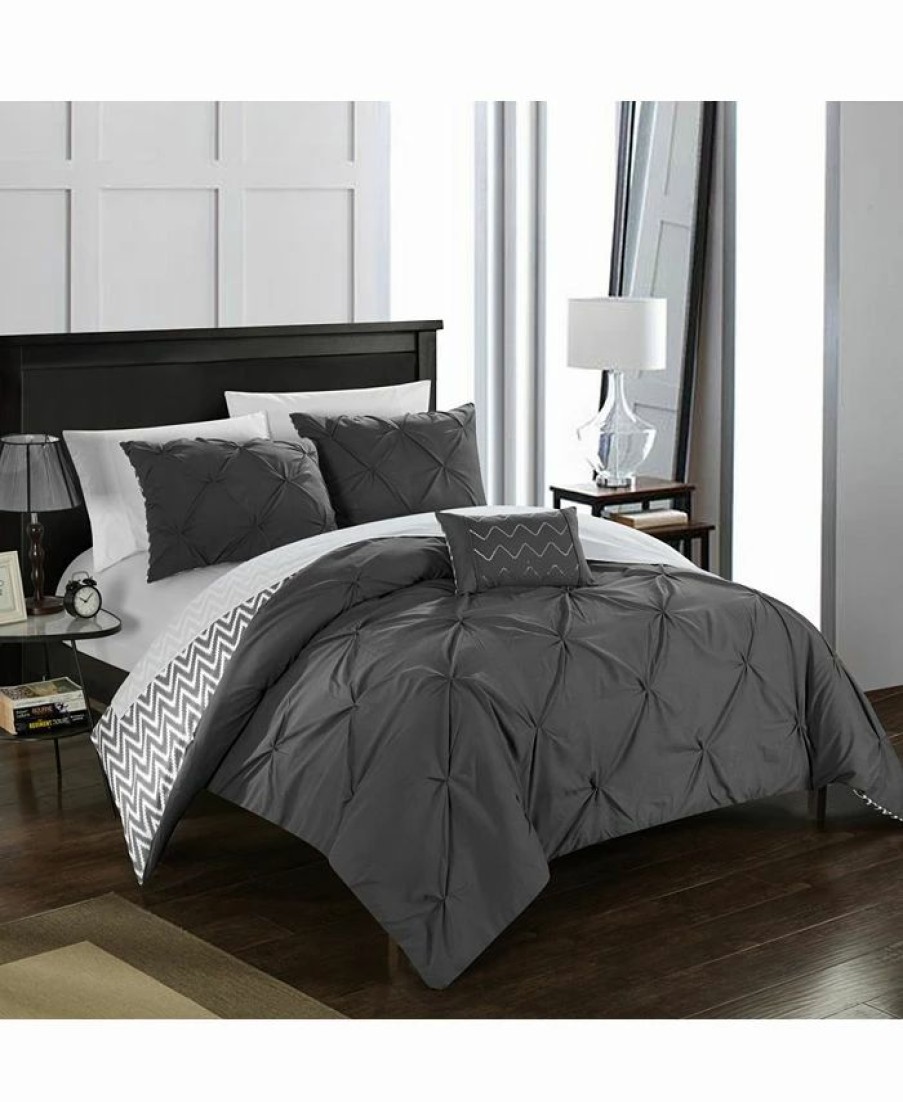 * Chic Home Jacky 4-Pc Full/Queen Comforter Set Comforter Sets