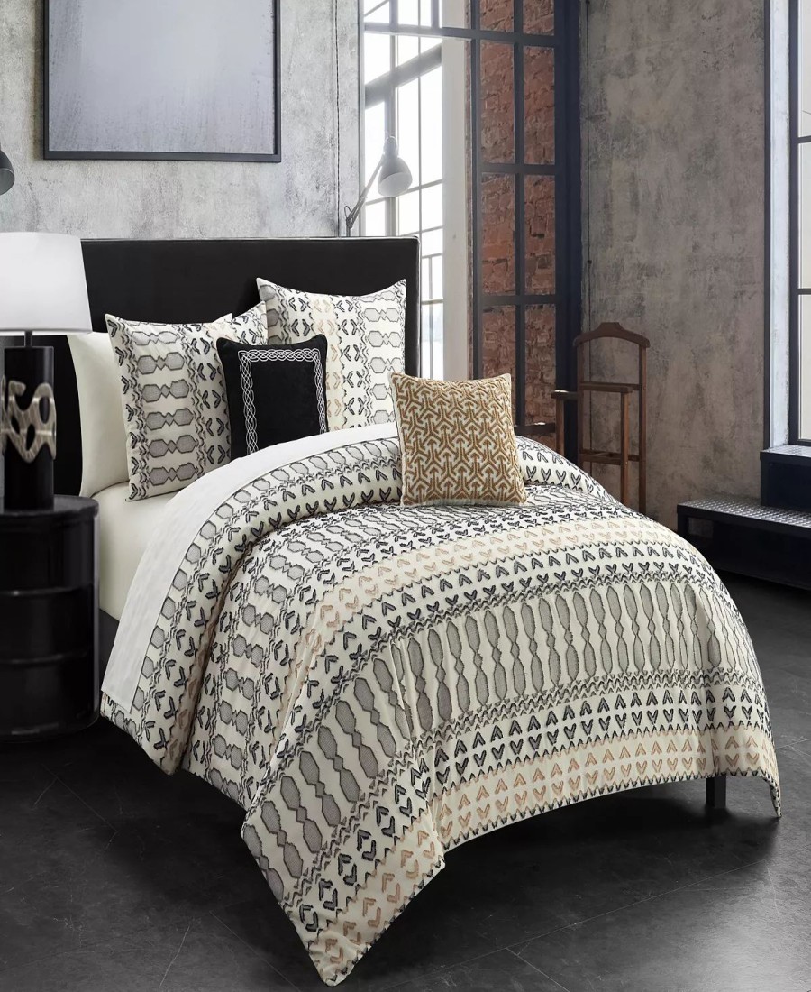 * Chic Home Gabriella Comforter Sets Beige Comforter Sets