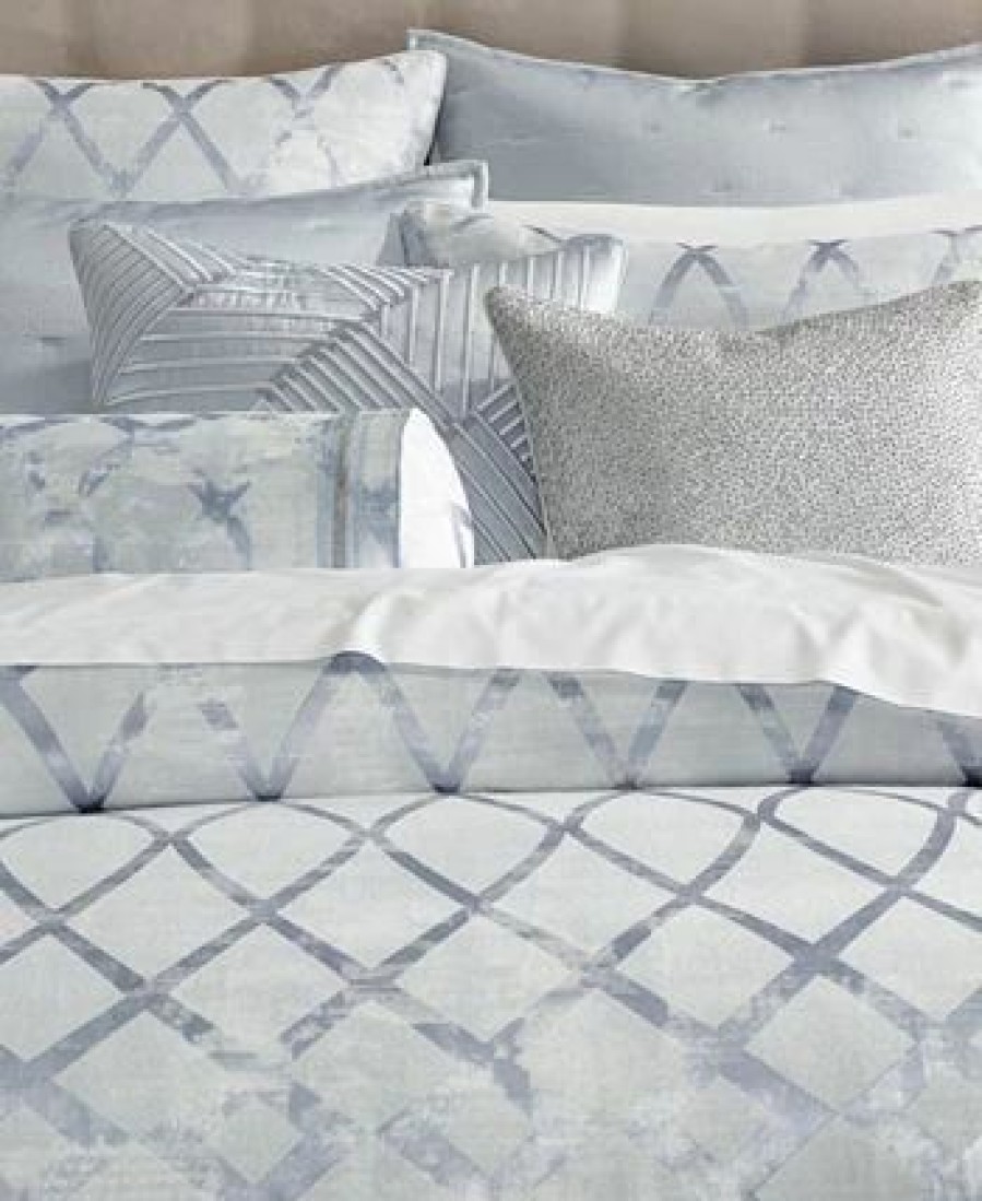 * Hotel Collection Dimensional Sham, Standard, Created For Macy'S Blue Designer Bedding