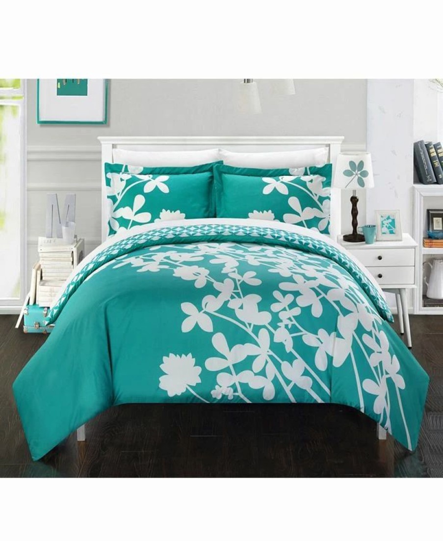 * Chic Home Alla Lily 3 Pc King Duvet Cover Set Duvet Covers & Sets