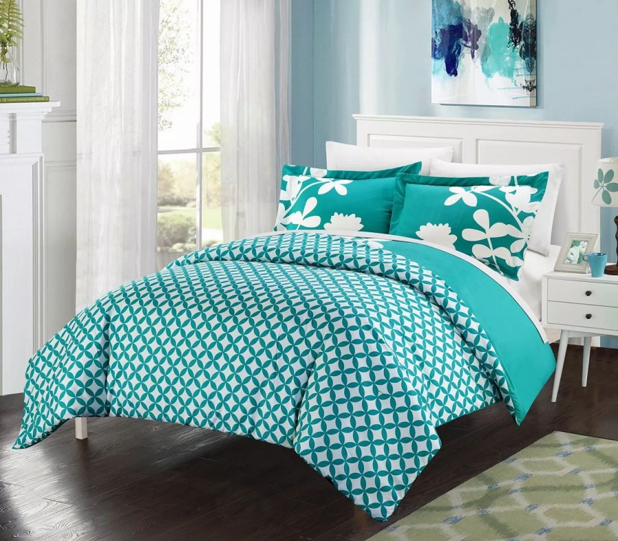 * Chic Home Alla Lily 3 Pc King Duvet Cover Set Duvet Covers & Sets