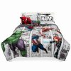 * Disney Avengers Comic Punch 8-Pc. Full Comforter Set Multi Comforter Sets